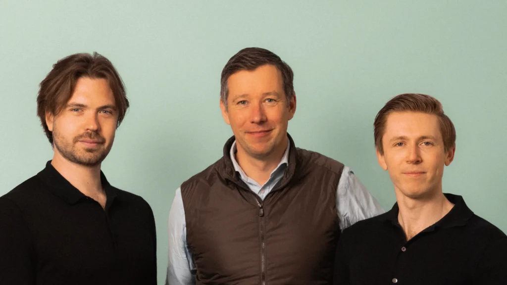 Oliver Åstrand, CTO; Oscar Boldt-Christmas, CCO; Lukas Saari, CEO;  Founders of Tandem Health. Source: www.tandemhealth.ai