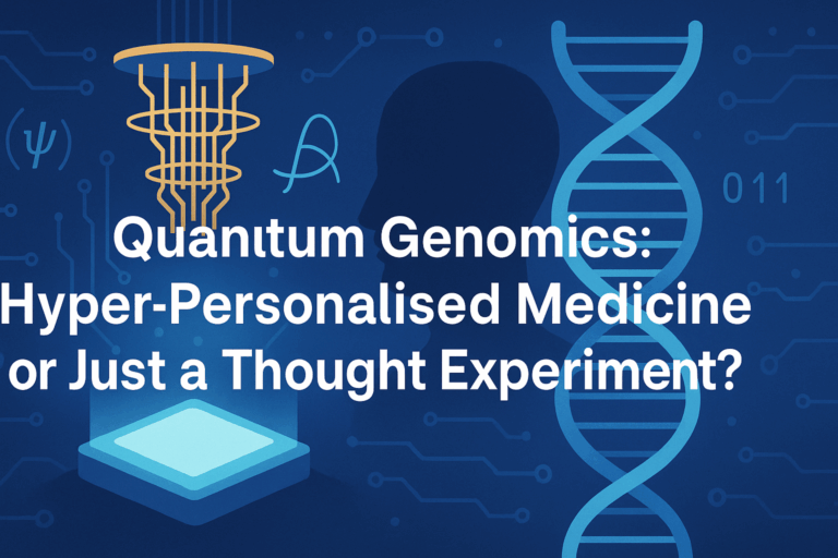 Quantum Genomics: Hyper-Personalised Medicine or Just a Thought Experiment?