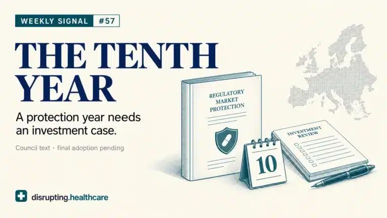 Weekly Signal #57: The Tenth Year. An additional protection year needs an investment case. Regulatory dossier, year-ten calendar and investment review.